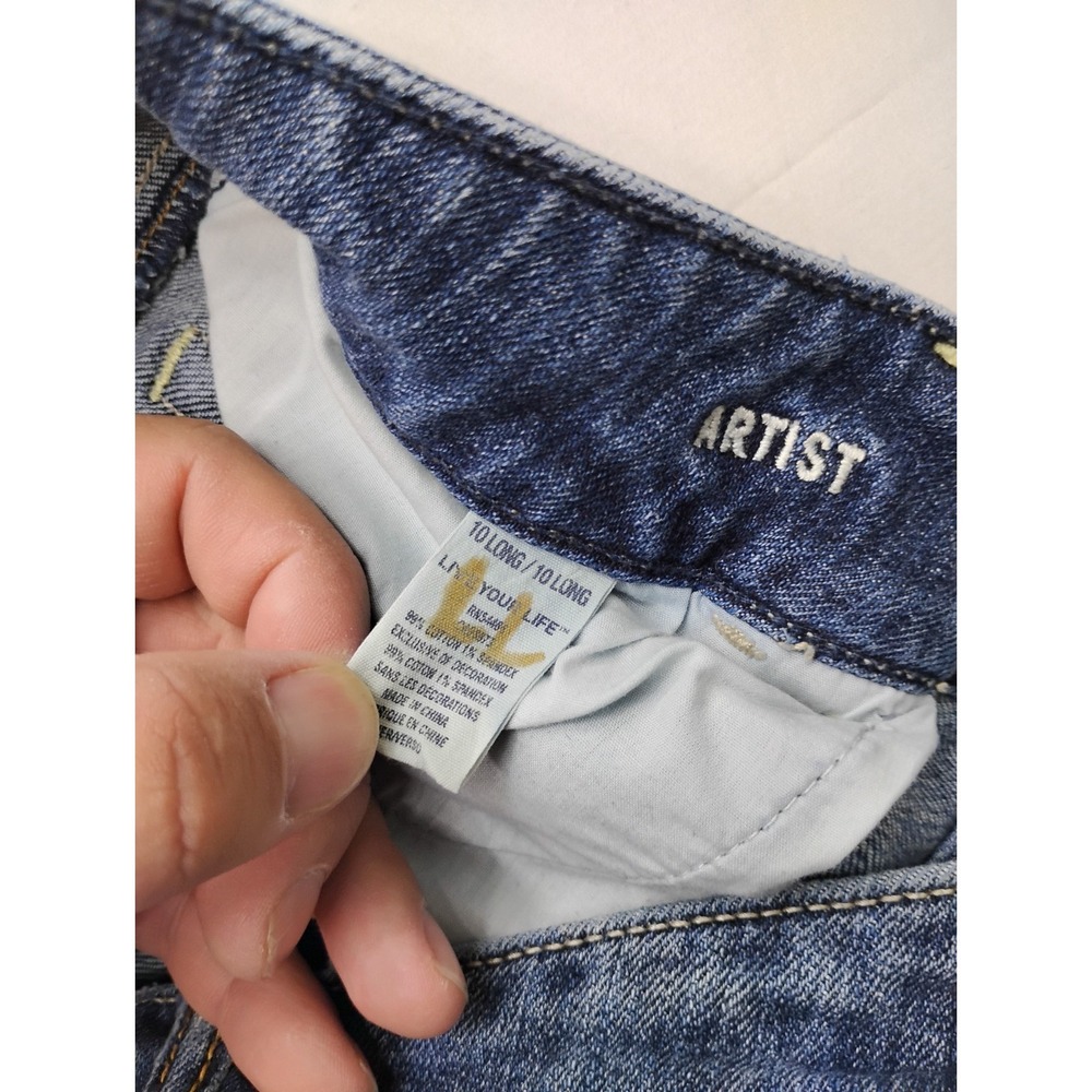 American Eagle Outfitters Artist Flare Jeans Women's Size 10 Long Y2k - Picture 7 of 12